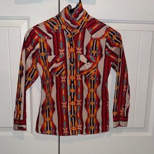 Rock n Roll button up Pattern Shirt